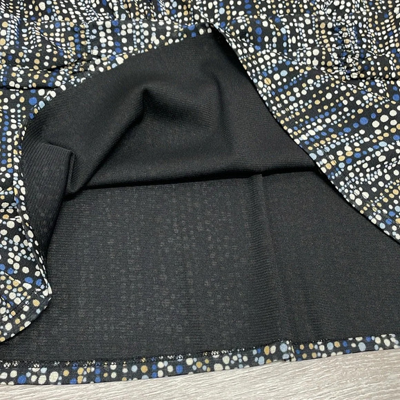 Nine & Co by Nine West 3/4 Sleeve Crossover V-Neck Polka Dot Blouse L - Picture 13 of 15